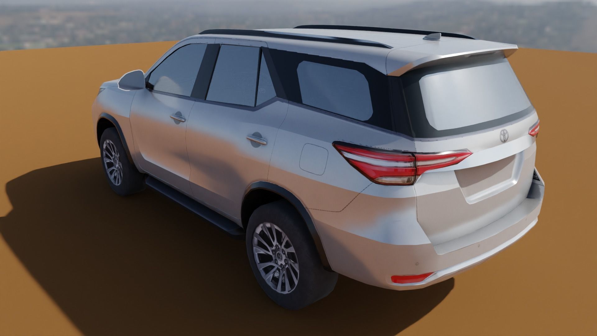 Toyota Fortuner Low poly Low-poly 3D model_27