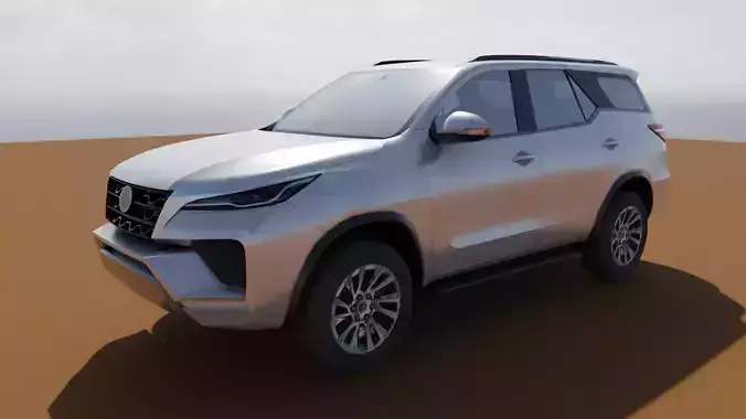 Toyota Fortuner Low poly 