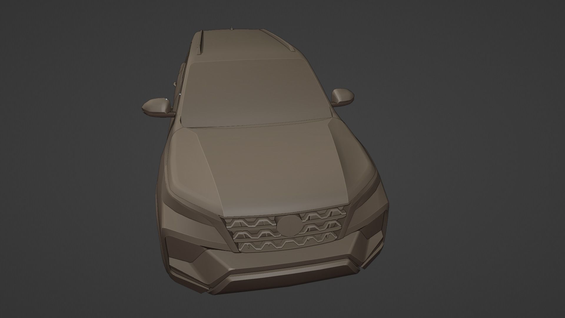 Toyota Fortuner Low poly Low-poly 3D model_18