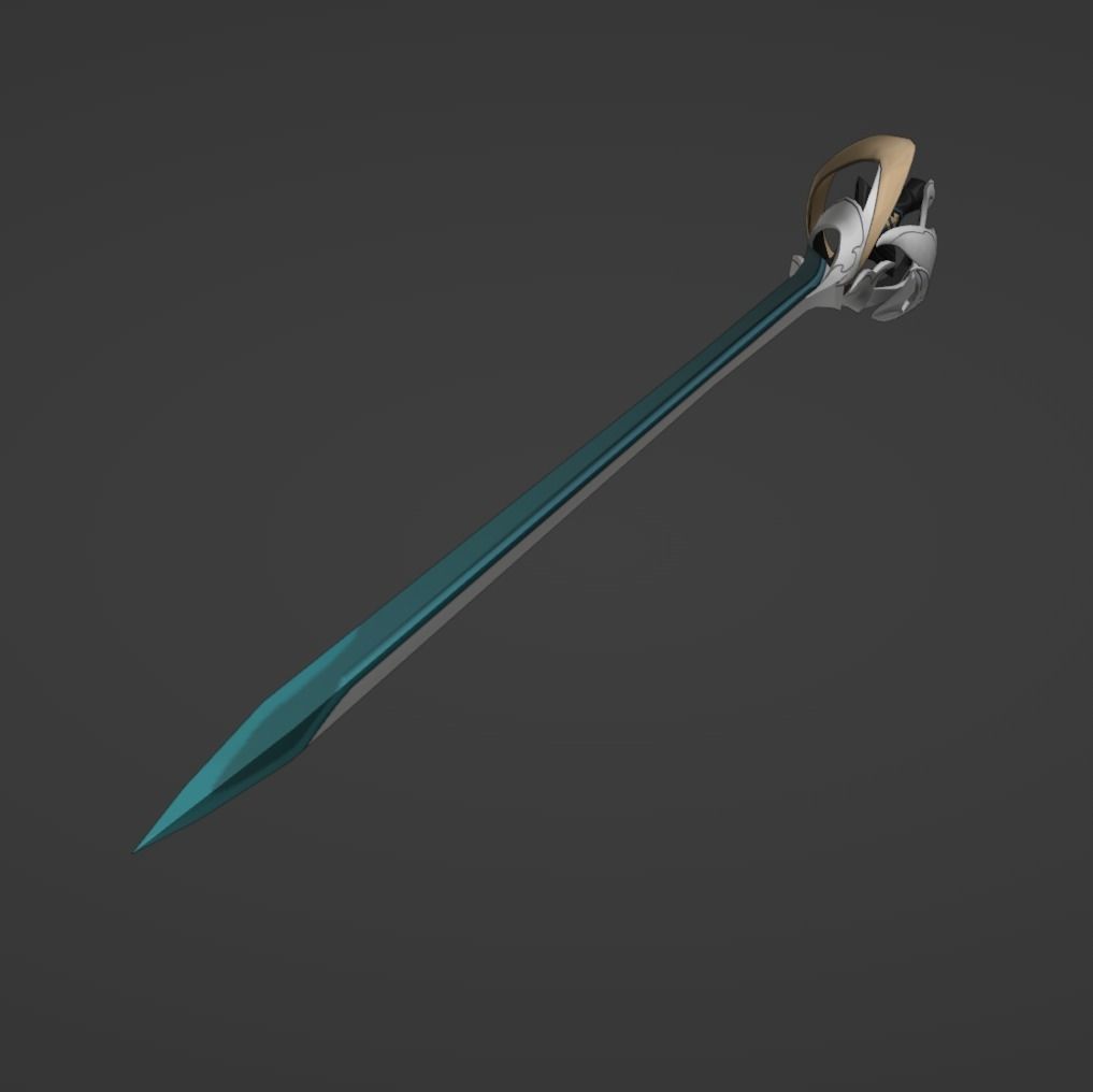 Luocha Rapier - Honkai Star Rail - Luocha Cosplay 3D print model_4