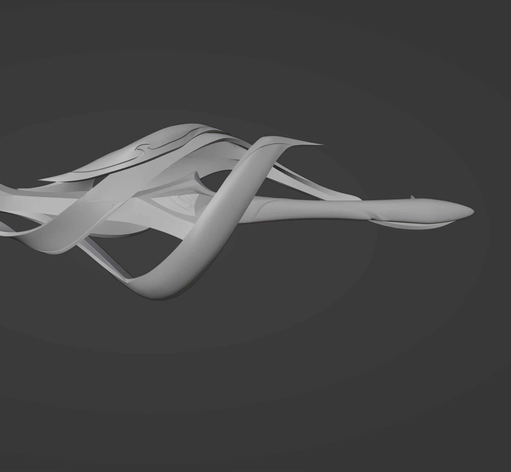 Luocha Rapier - Honkai Star Rail - Luocha Cosplay 3D print model_8