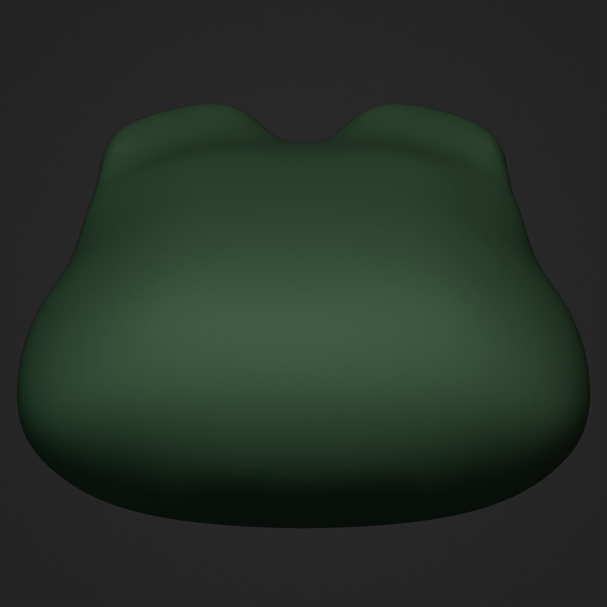 Pepe the Frog - Shocked Pepe Expression Head Model Low-poly 3D model_19