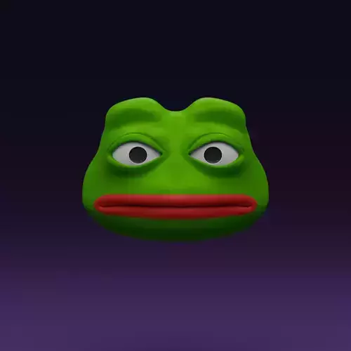 Pepe the Frog - Shocked Pepe Expression Head Model Low-poly 3D model