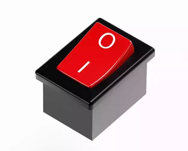 Switch High quality 3d model Low-poly 3D model