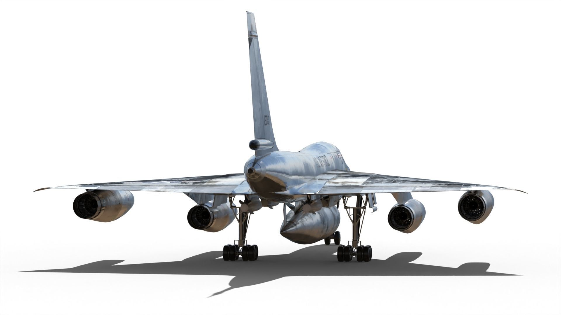 B-58 Hustler Nuclear Bomber 3D Model 3D model_15