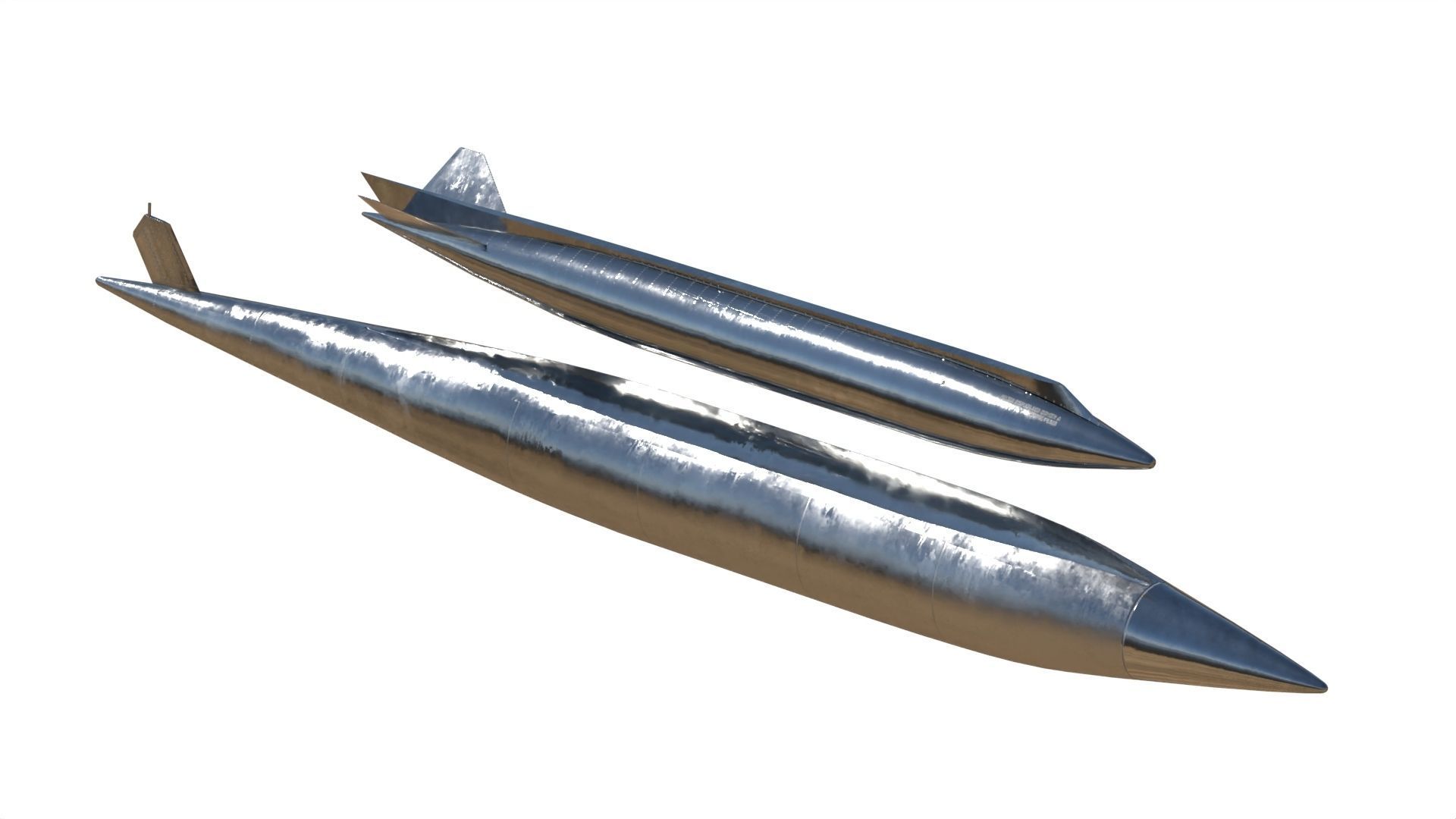 B-58 Hustler Nuclear Bomber 3D Model 3D model_5