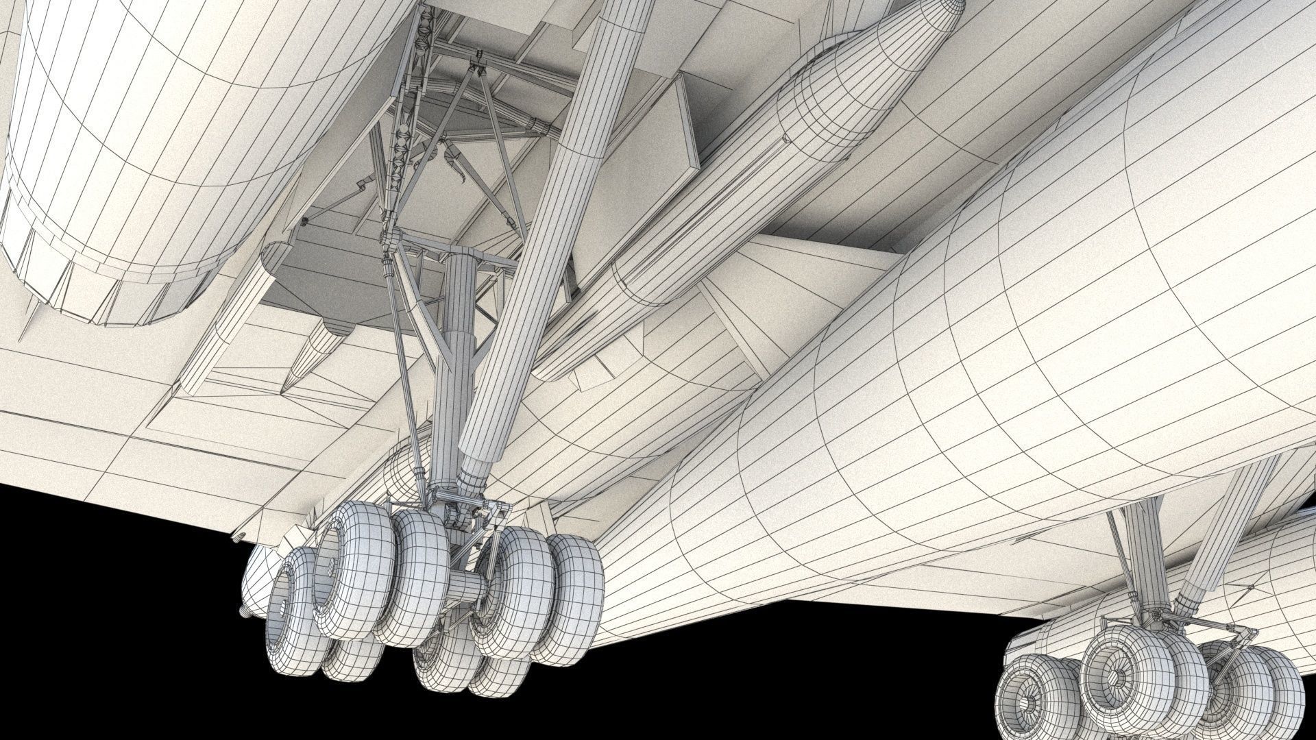 B-58 Hustler Nuclear Bomber 3D Model 3D model_24