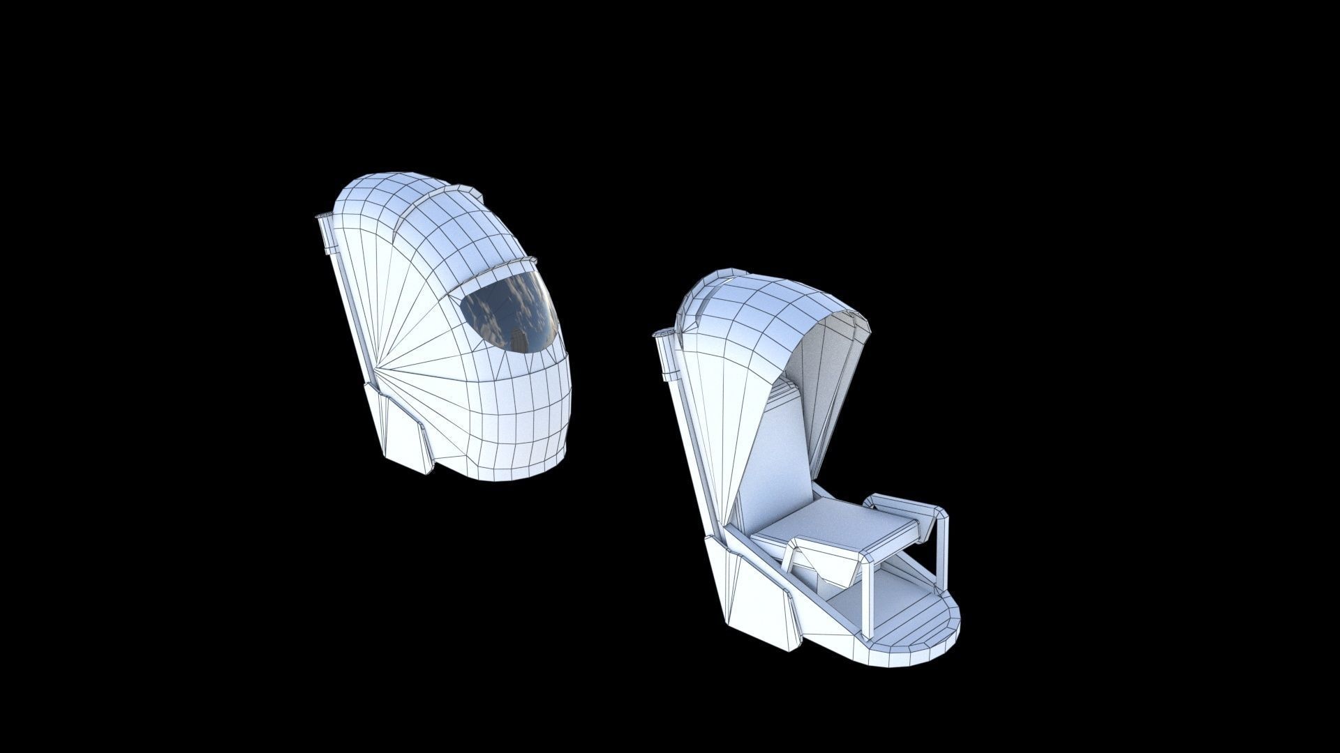 B-58 Hustler Nuclear Bomber 3D Model 3D model_26
