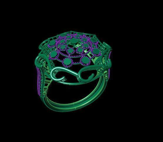 Rings 3D print model_2