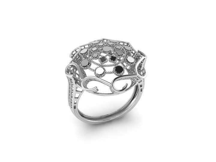 Rings 3D print model_1