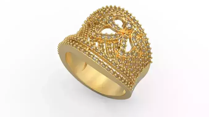 Woman Solitaire Ring 543