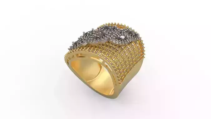 Woman Solitaire Ring 542