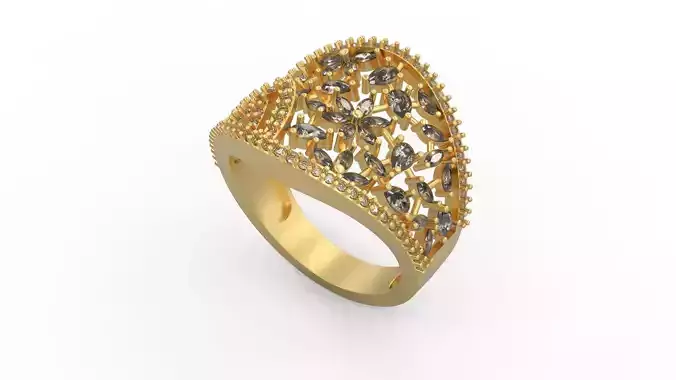 Woman Solitaire Ring 551