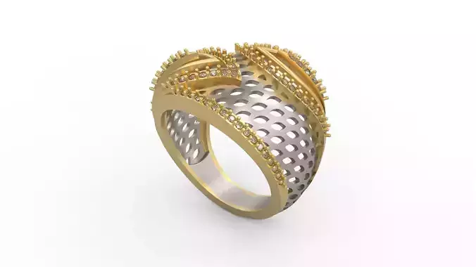 Woman Solitaire Ring 533