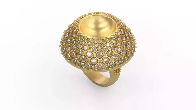 Woman Solitaire Ring 531