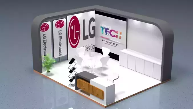 5x4 exhibition booth