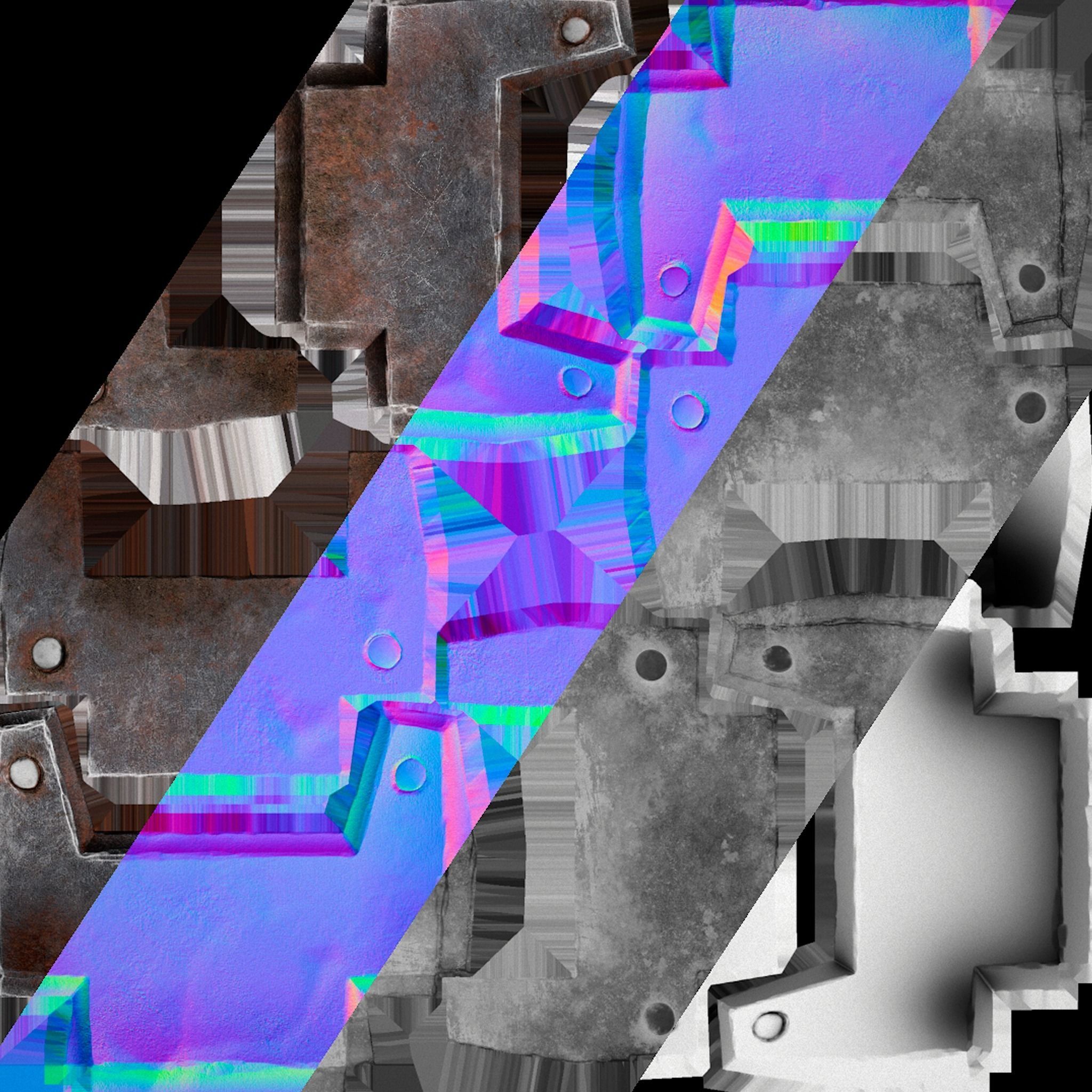 Medieval Lift Elevator Low-poly 3D model_31