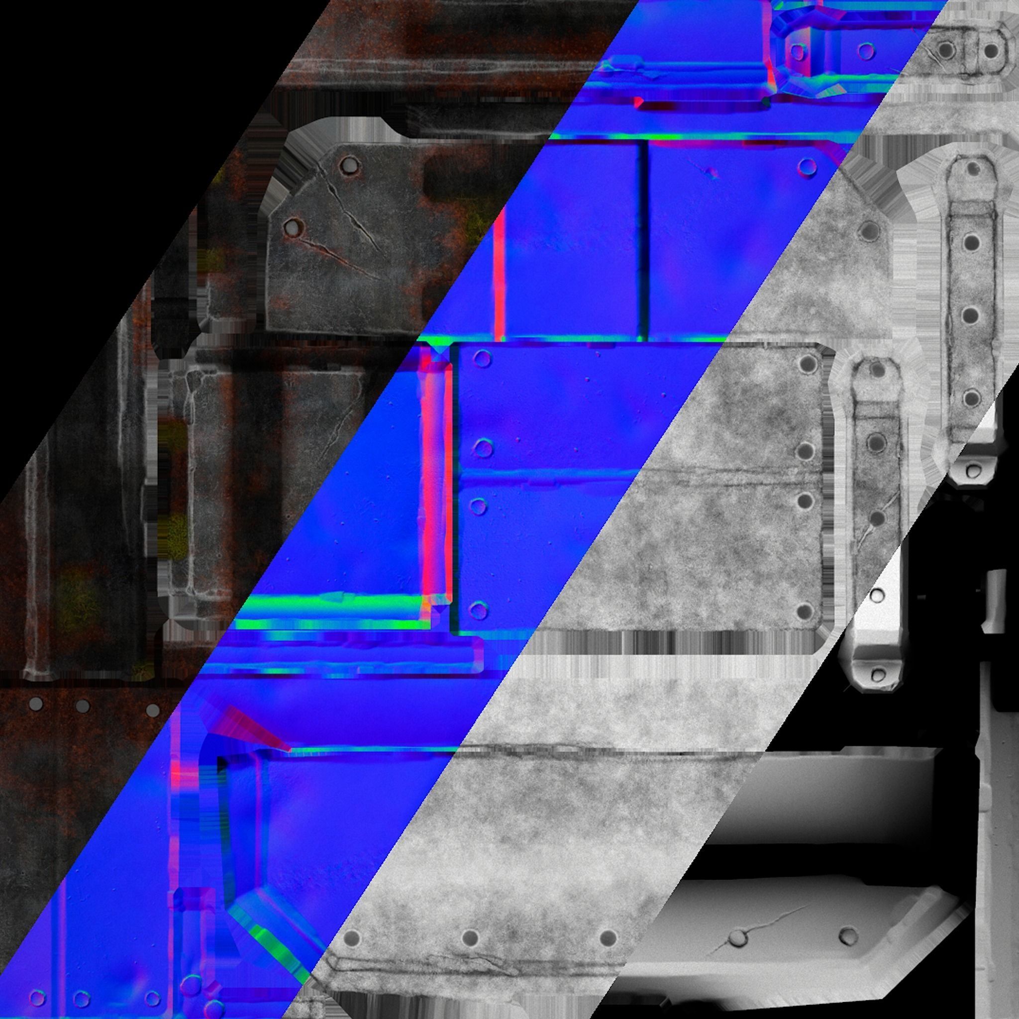 Medieval Lift Elevator Low-poly 3D model_39