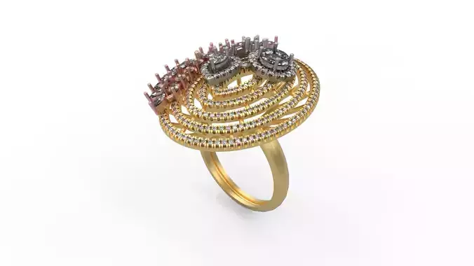 Woman Solitaire Ring 512