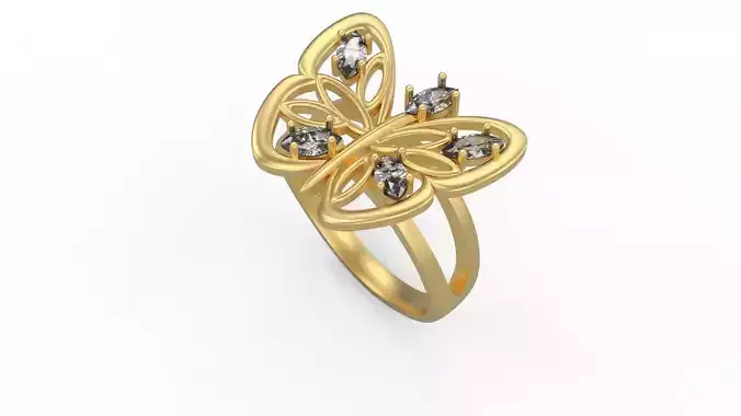 Butterfly ring