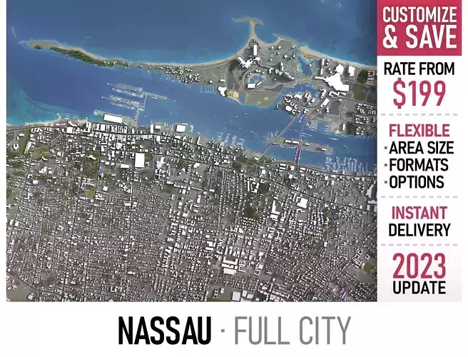 Nassau - 3D City Model