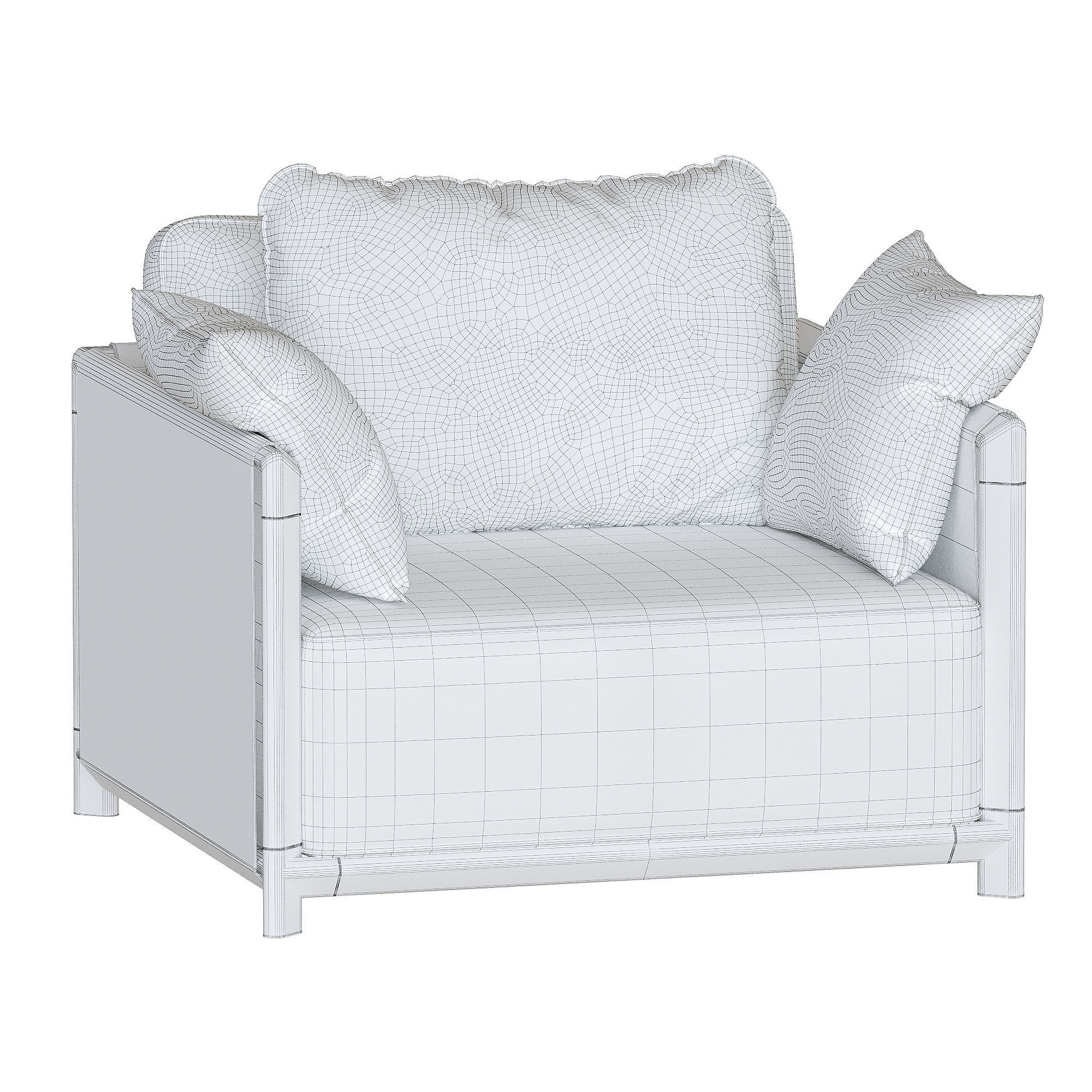 DODO armchair 3D model_2