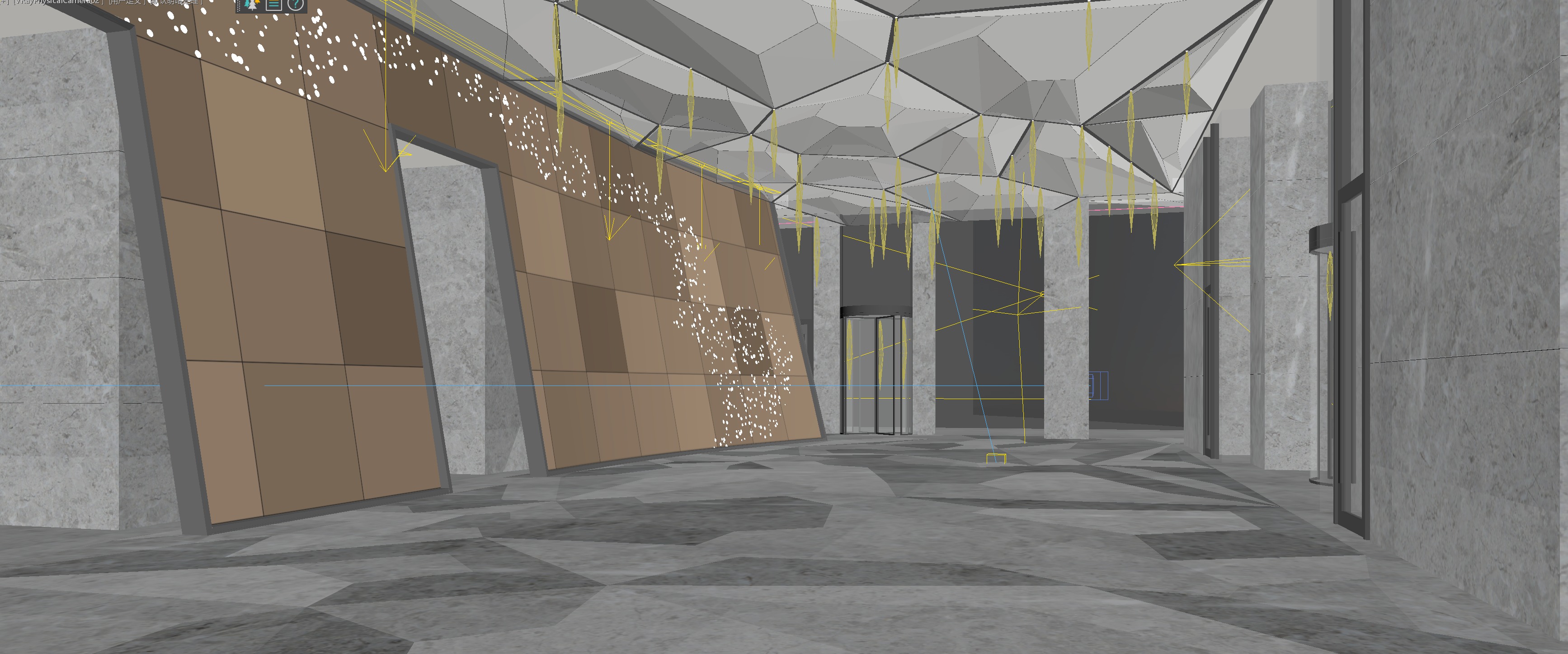 lobby hotel 3D model_1