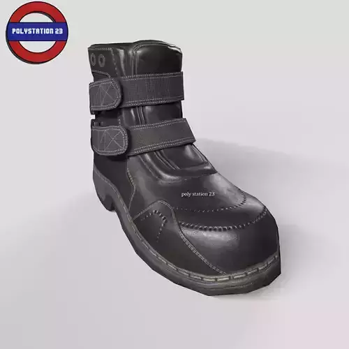 sci fi shoes v2 game ready Low-poly 3D model