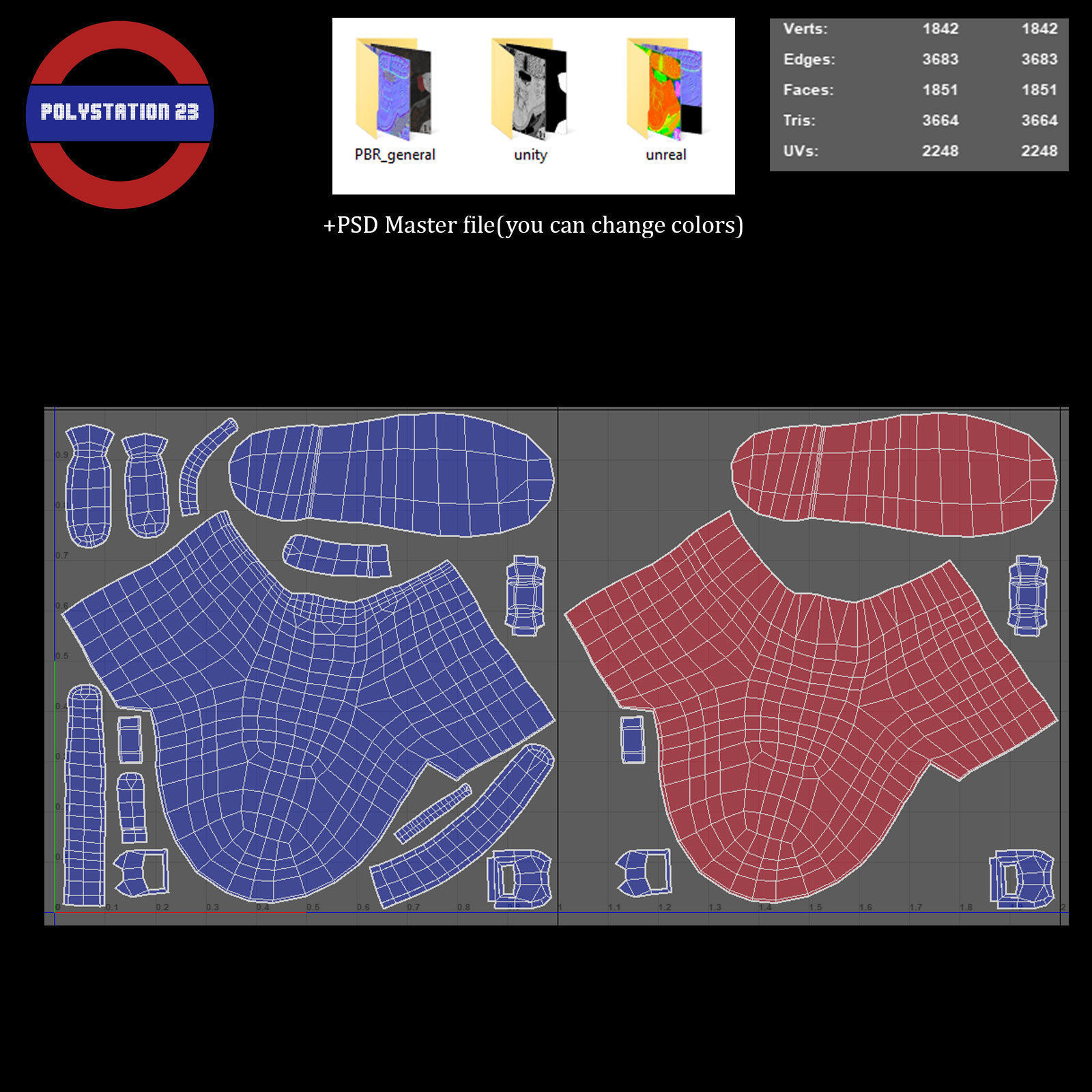 sci fi shoes v2 game ready Low-poly 3D model_13
