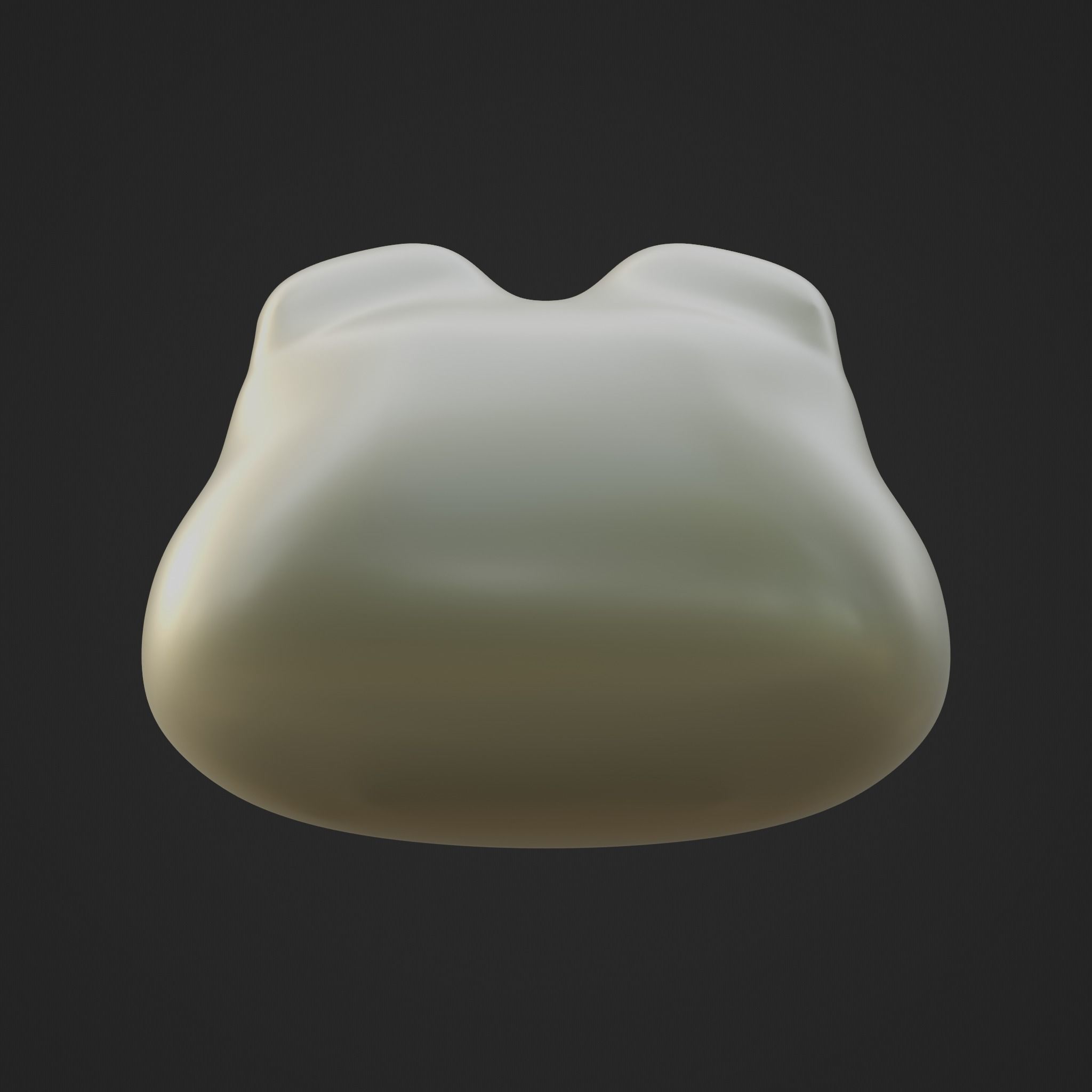 Pepe the Frog - Pepe Head Base Model Low-poly 3D model_16