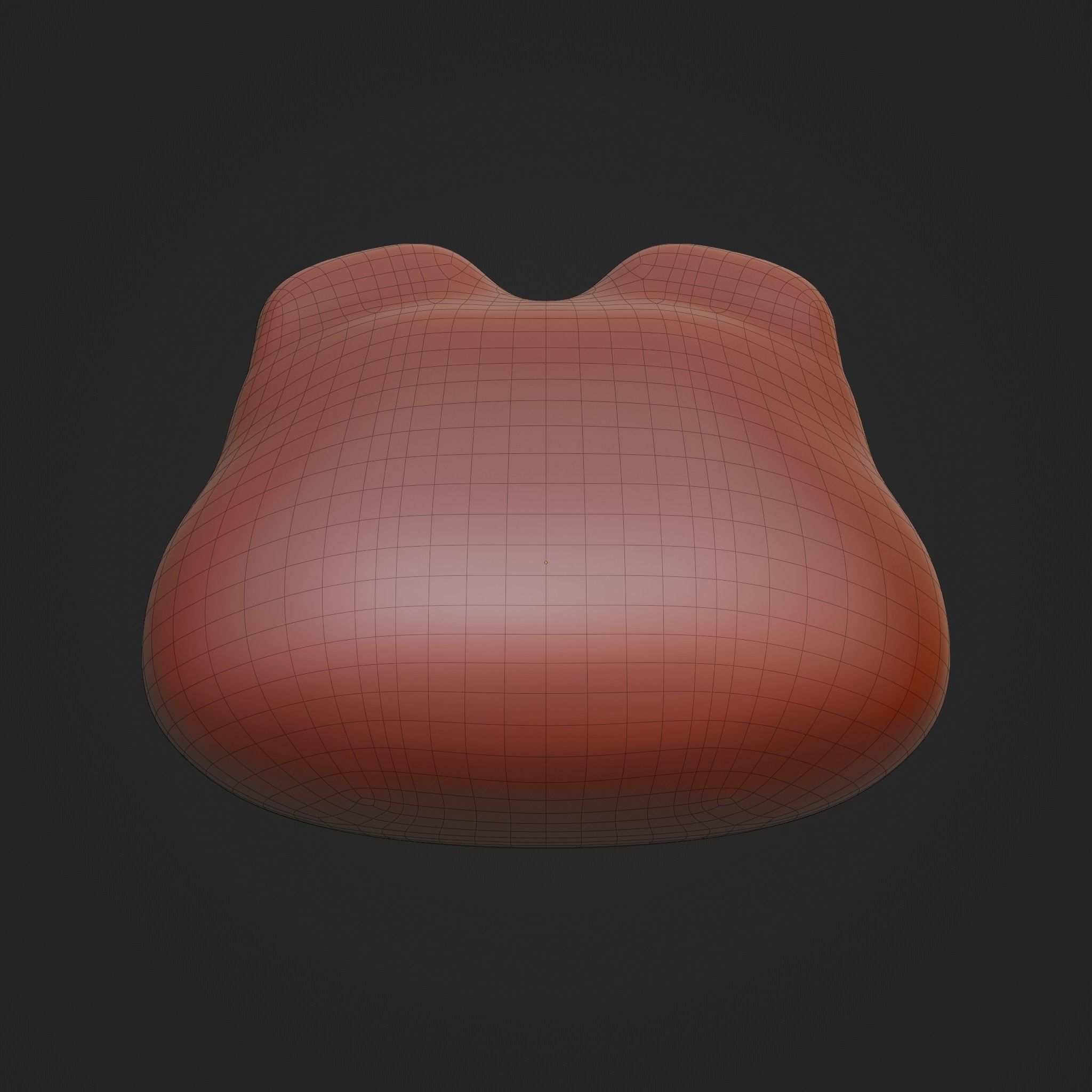 Pepe the Frog - Pepe Head Base Model Low-poly 3D model_32