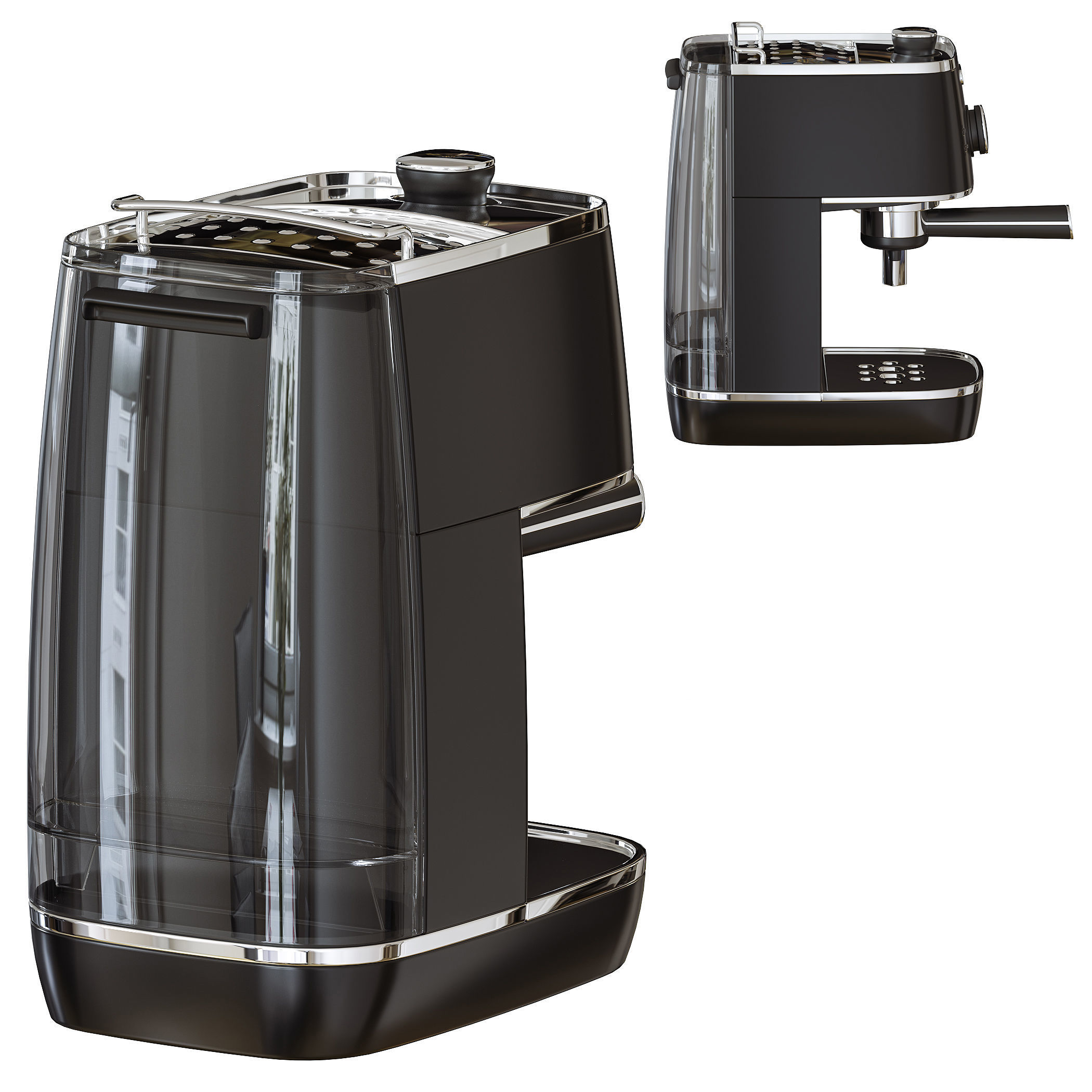 Espresso Coffee Machine 3D model_2