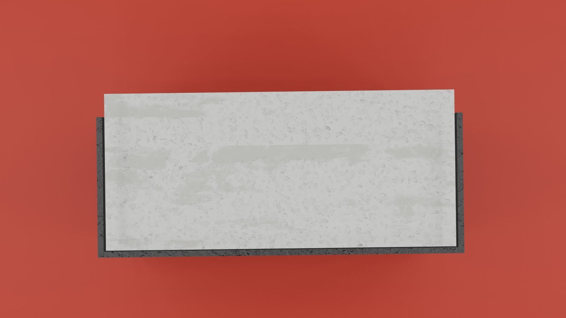 Modern Black Work Table 3D model_6