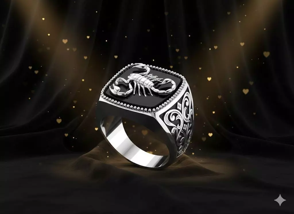 scorpion ring 3D print model