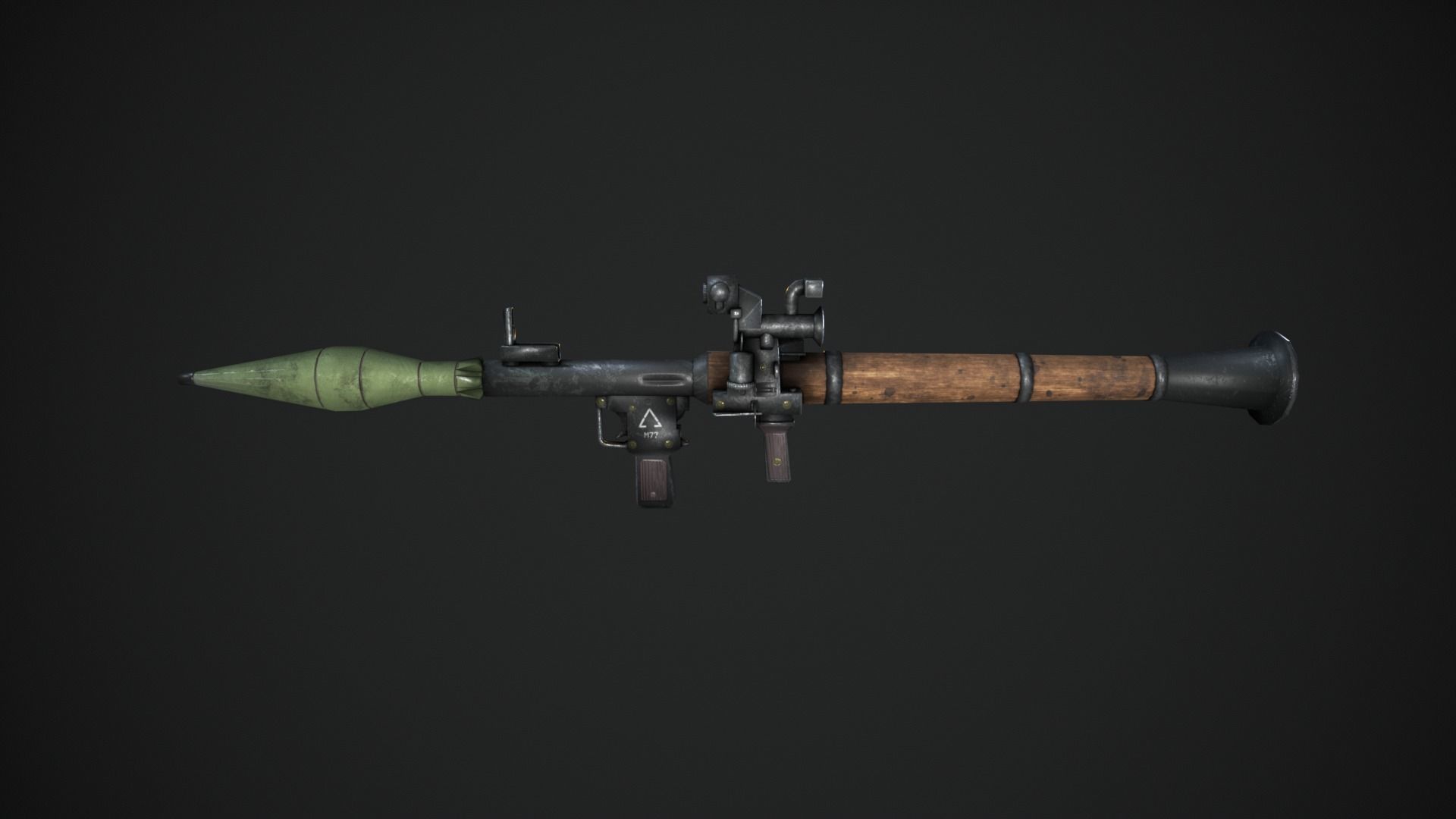 Rocket Launcher RPG-7 3D model_8