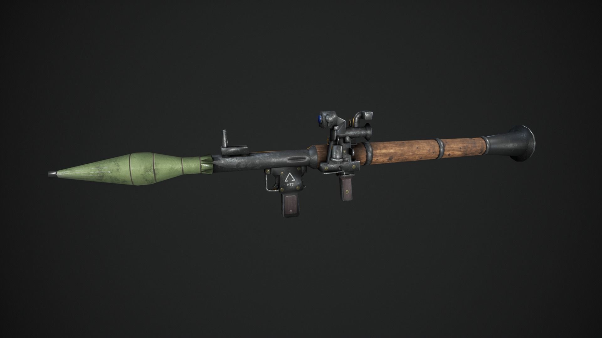 Rocket Launcher RPG-7 3D model_6