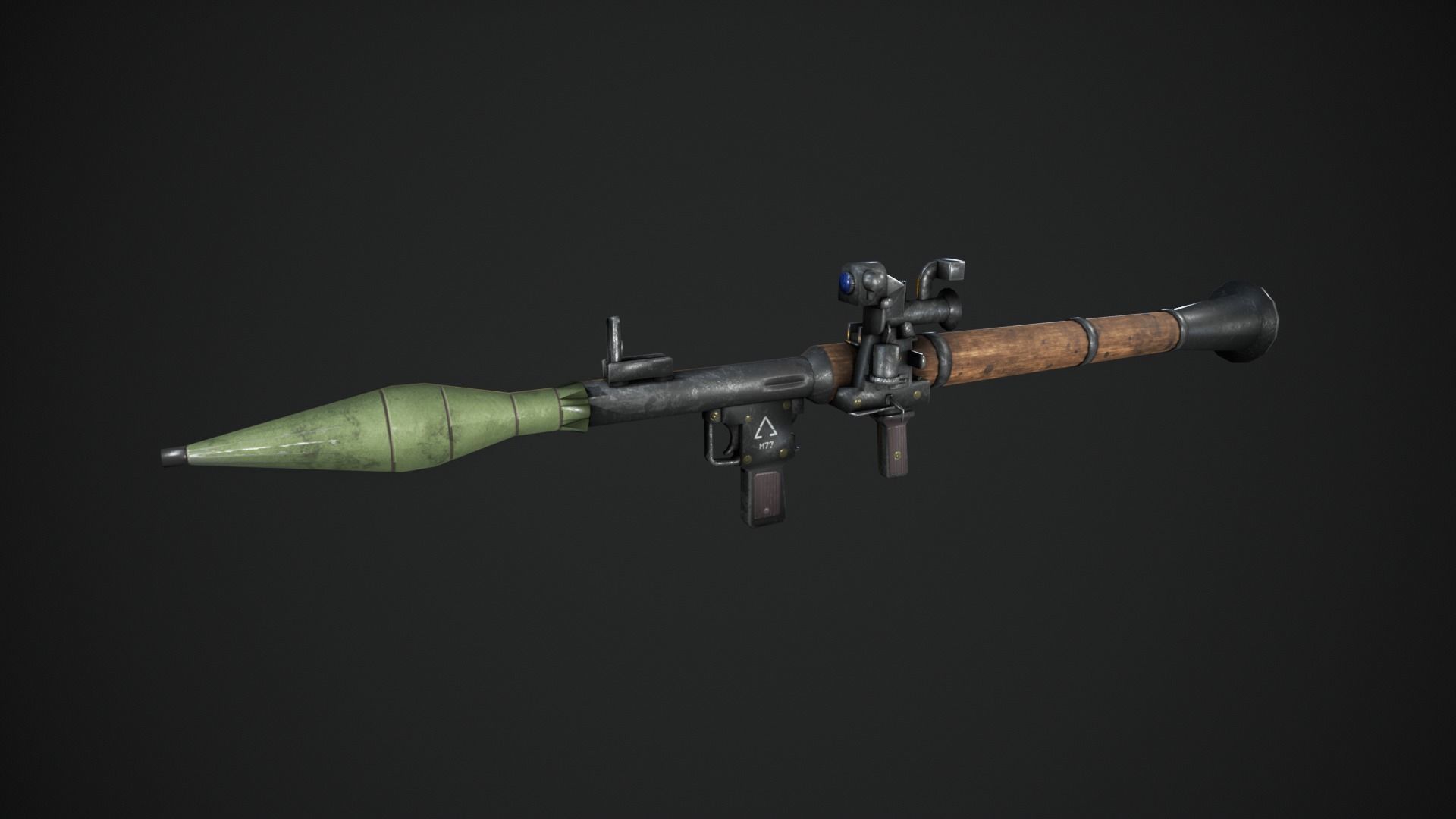 Rocket Launcher RPG-7 3D model_14