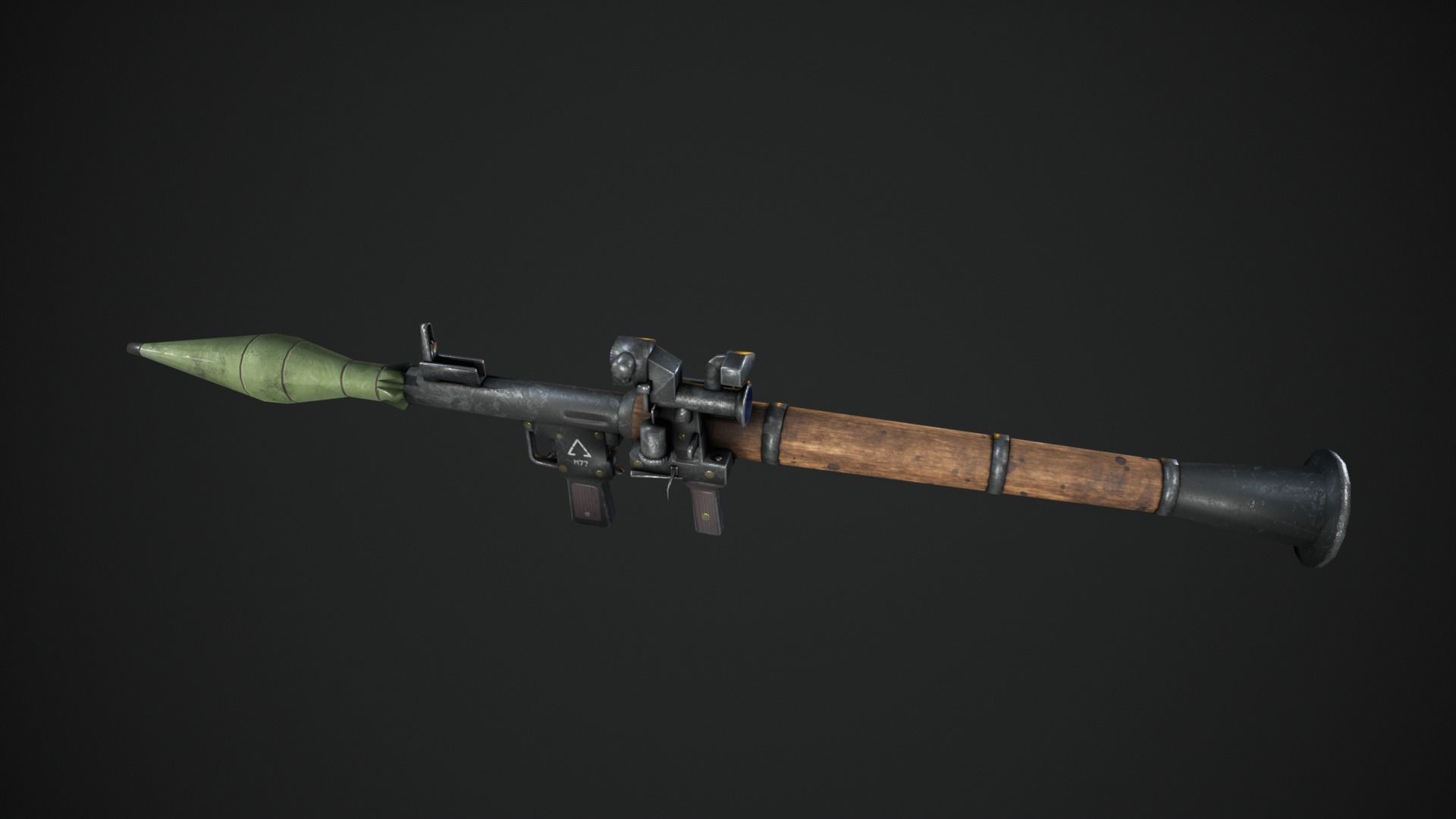 Rocket Launcher RPG-7 3D model_1