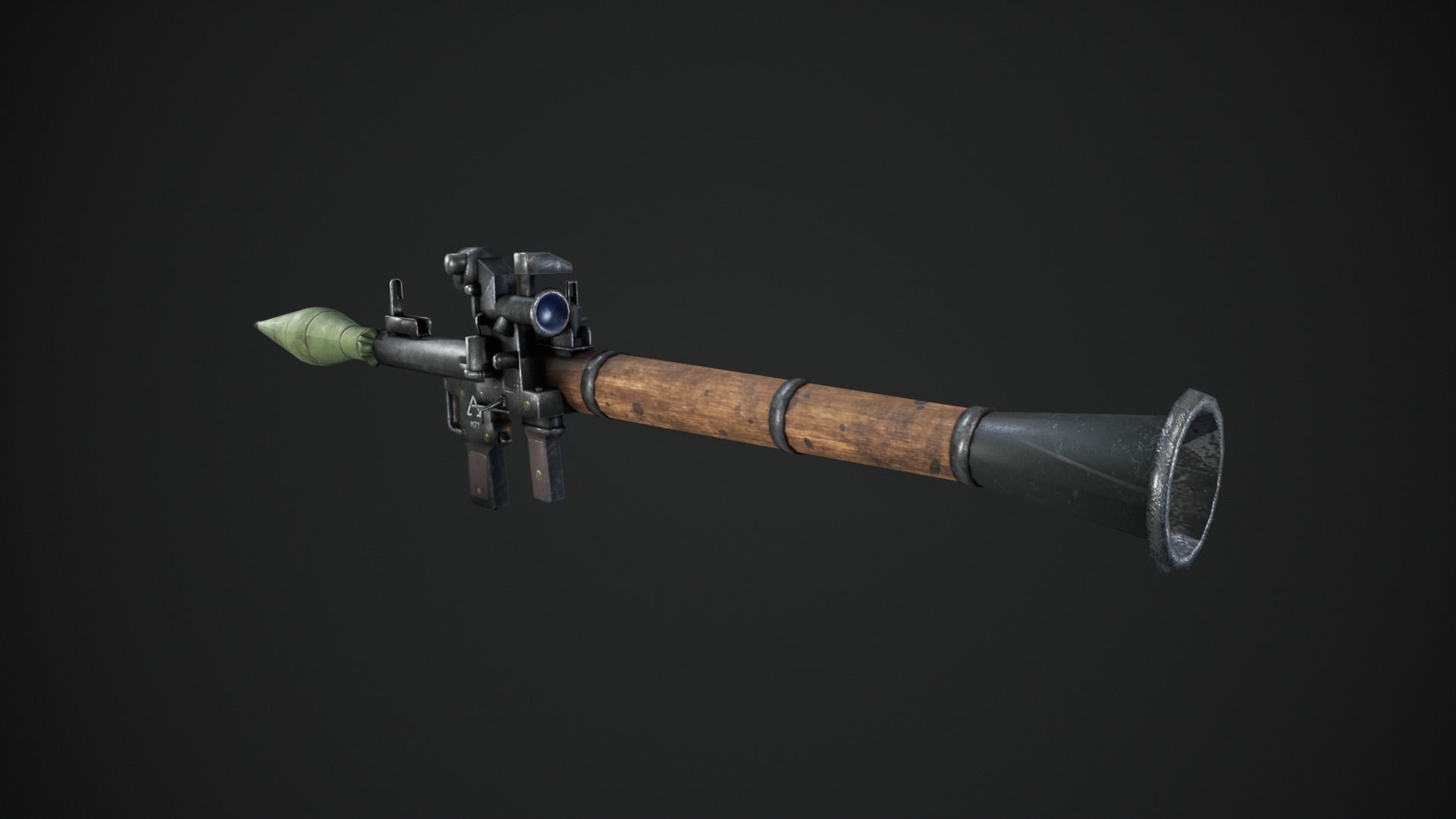 Rocket Launcher RPG-7 3D model_3