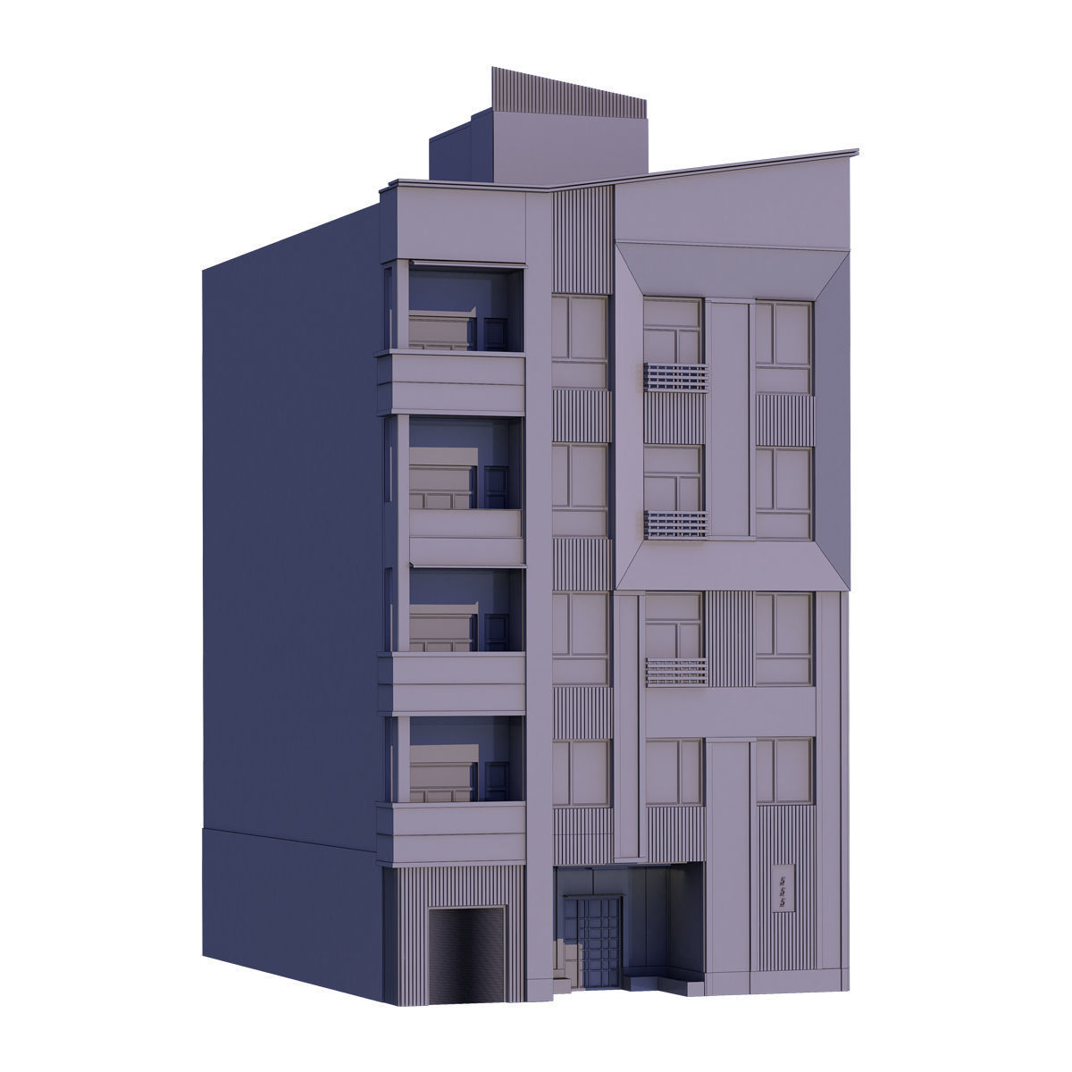 Building 123 3D model_5
