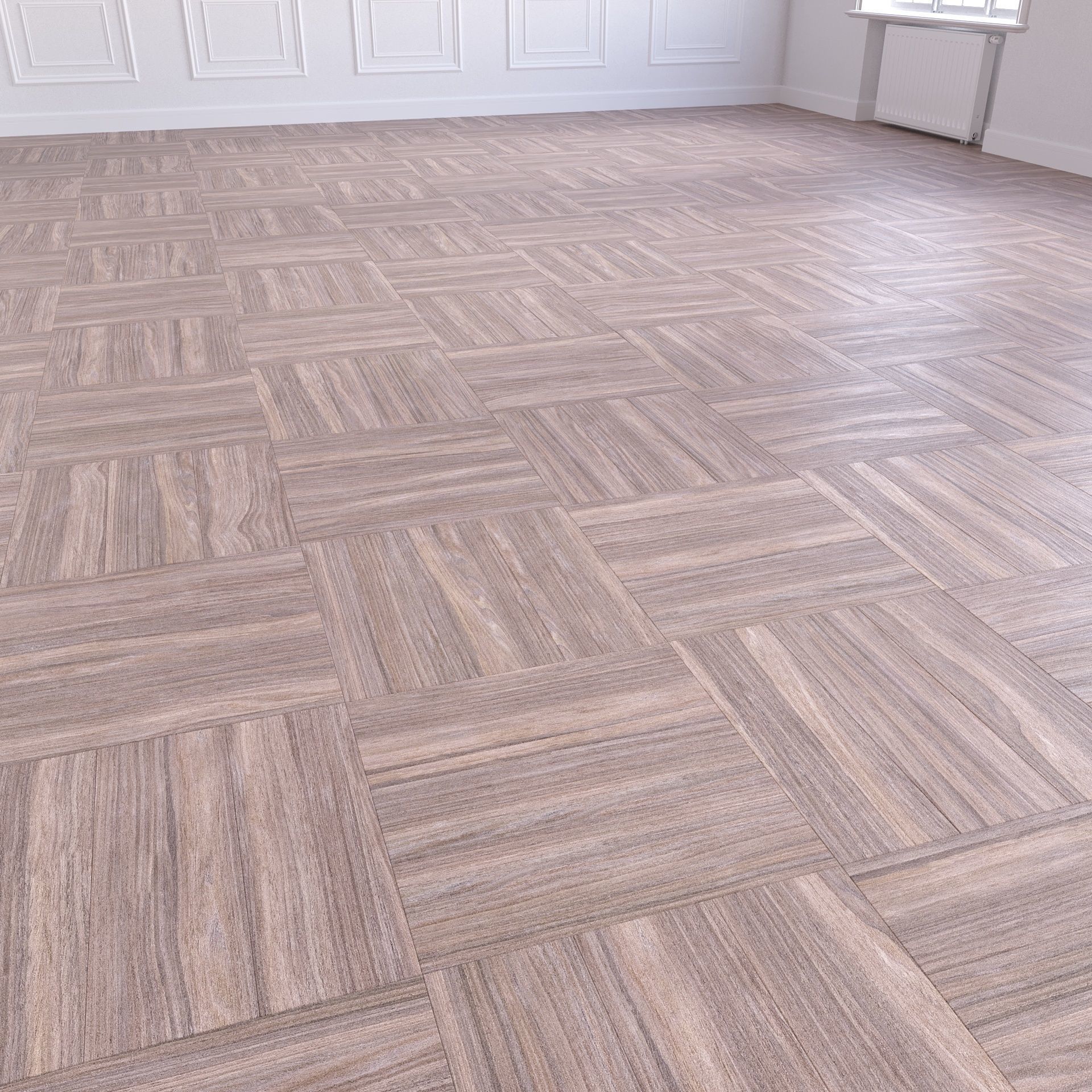 Parquet - Laminate - Wooden floor 2 in 1 Low-poly 3D model_6