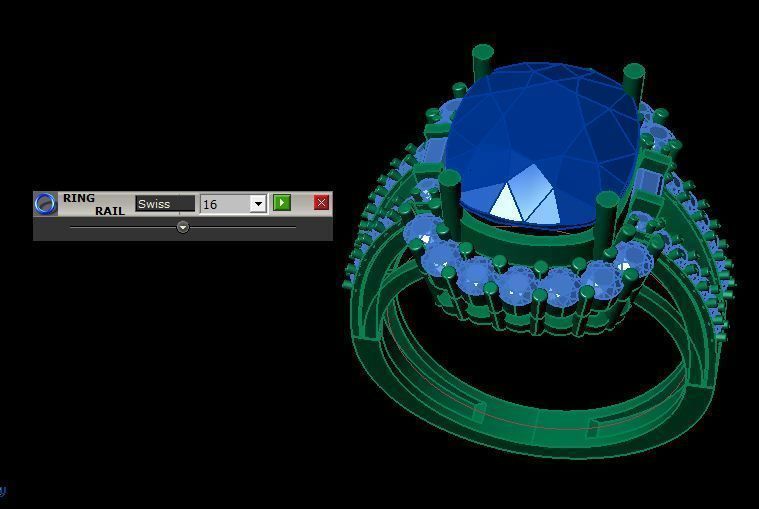 ruby daimond ring 3D print model_10