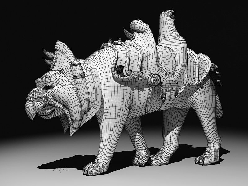 Battle Cat 1 0 std mat 3D print model_8