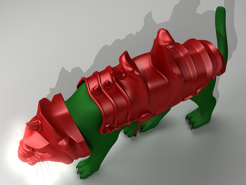 Battle Cat 1 0 std mat 3D print model_1