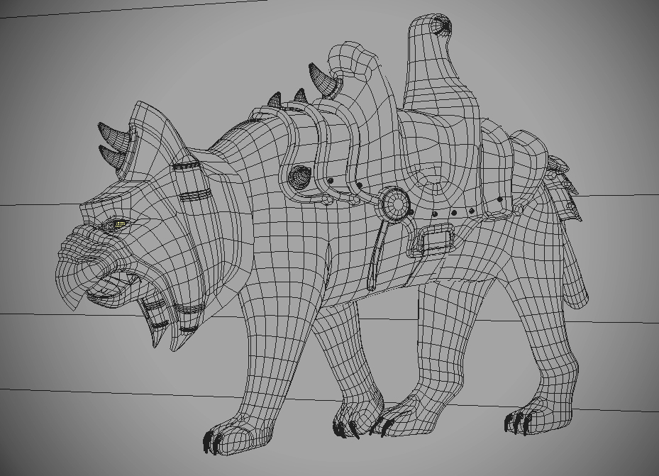 Battle Cat 1 0 std mat 3D print model_7