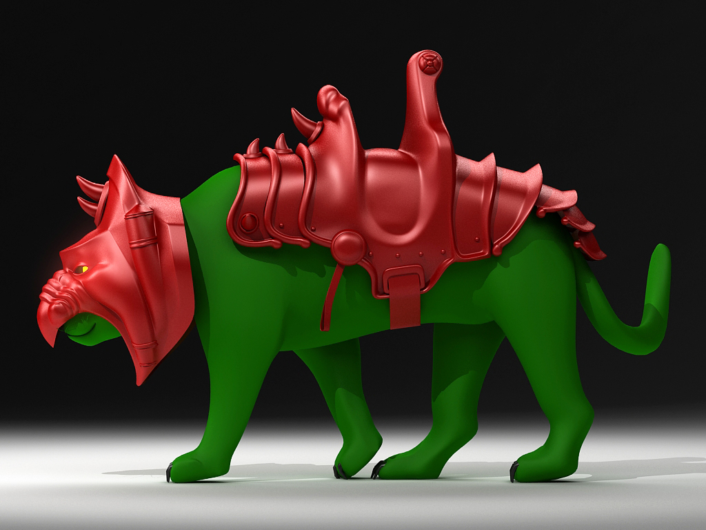 Battle Cat 1 0 std mat 3D print model_3
