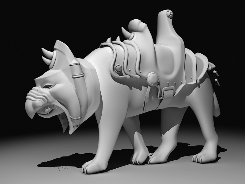 Battle Cat 1 0 std mat 3D print model_6