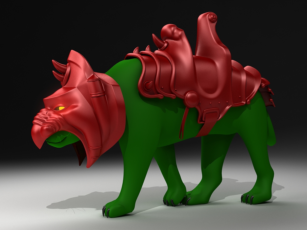 Battle Cat 1 0 std mat 3D print model_2