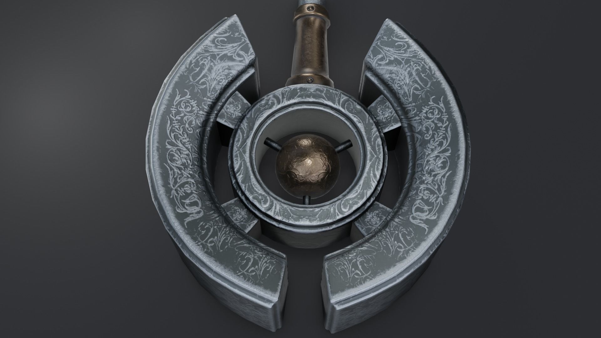 Hammer 09 Low-poly 3D model_3