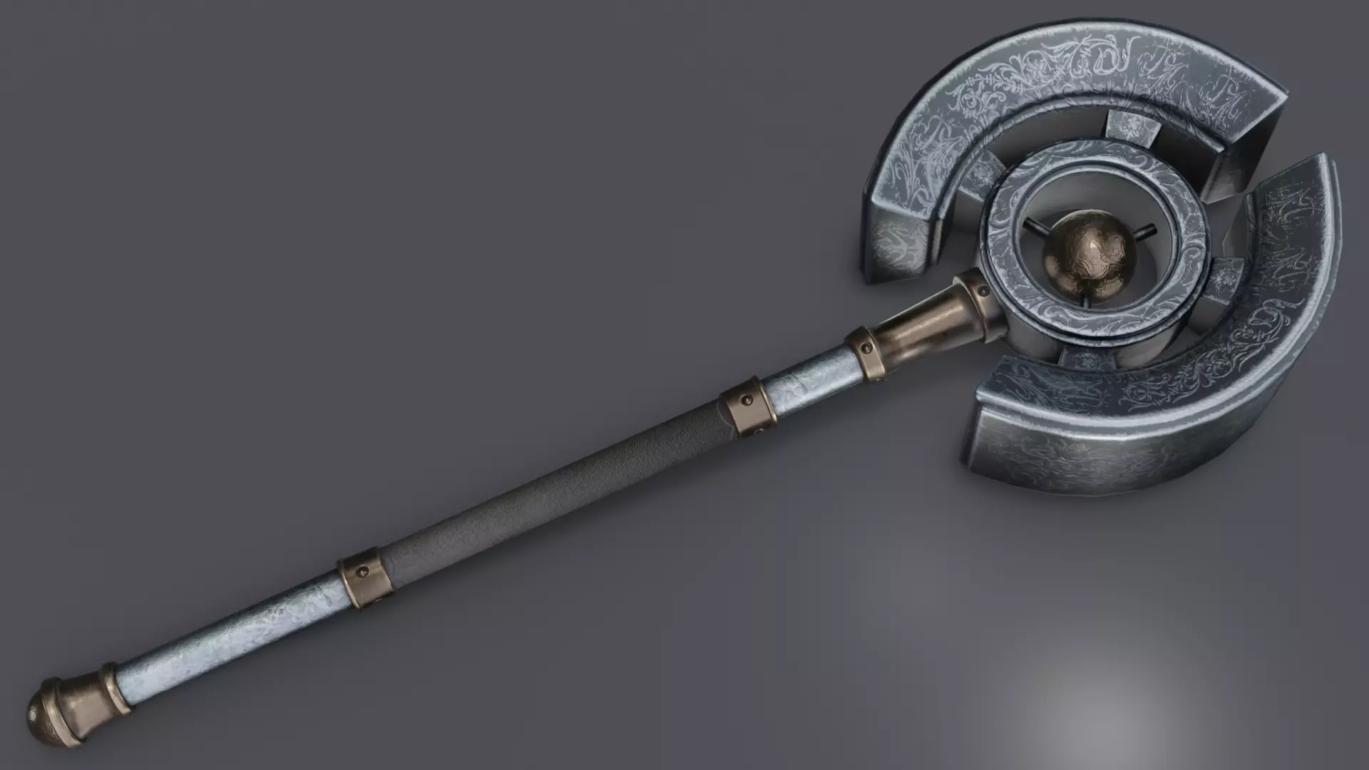 Hammer 09 Low-poly 3D model_0